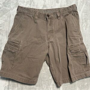 Eddie Bauer Cargo Shorts Men’s 36 Brown Pockets Outdoors Active